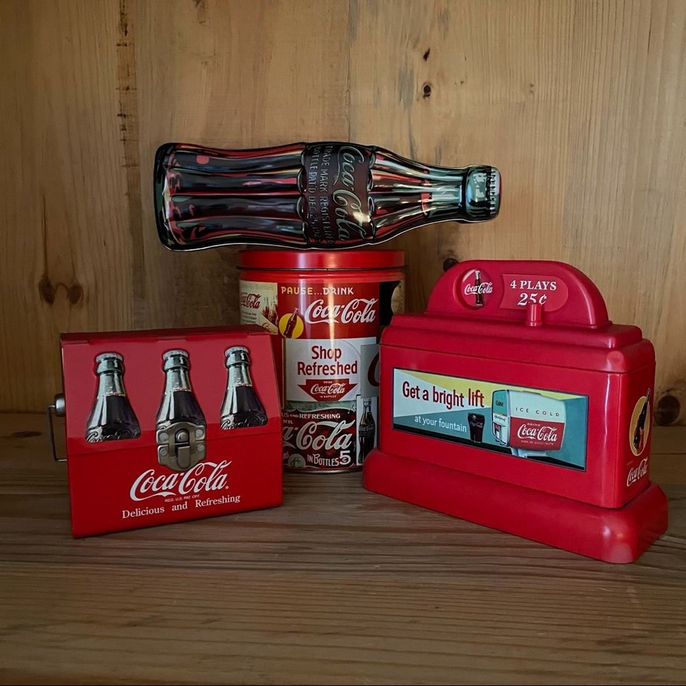 Bundle of Nostalgic Coca-Cola Tins
